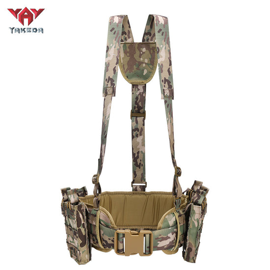 Tactical Waist Pack - Multi-Pocket Utility Belt Bag for Outdoor & Tactical Use (900g, CP Camo)