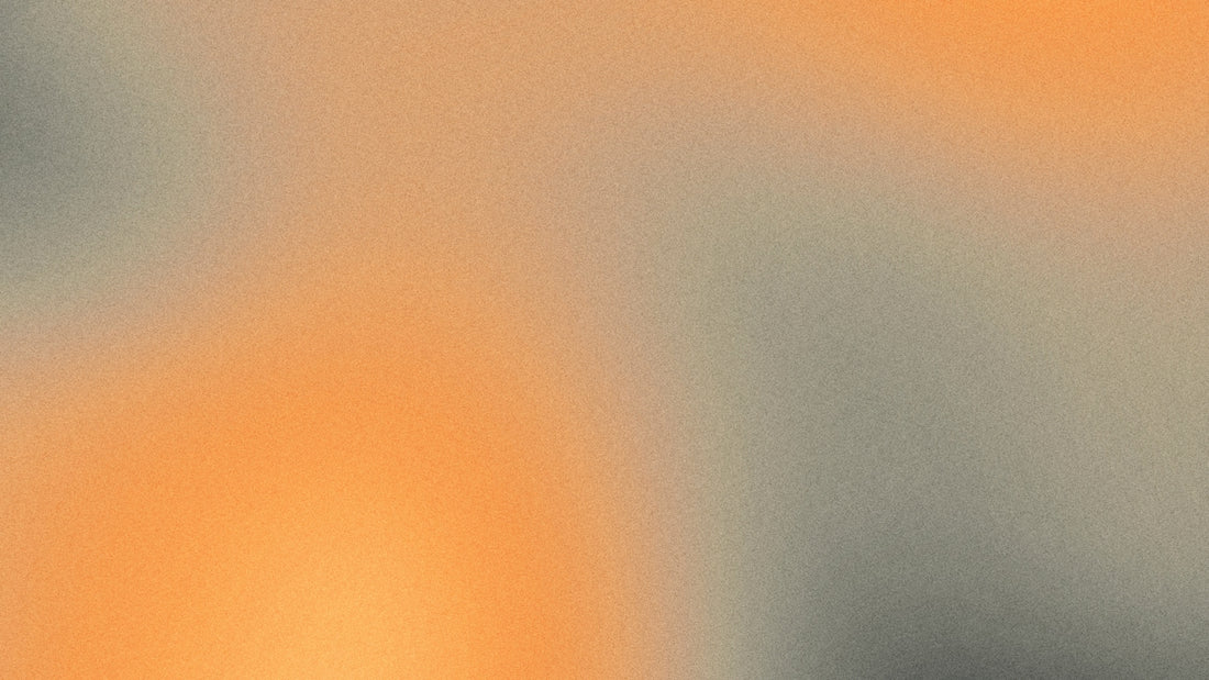 Orange and gray abstract gradient background