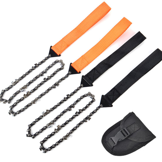 Manganese Steel Wire Saw - Portable Hand Chainsaw with Handles (103cm, 145g)