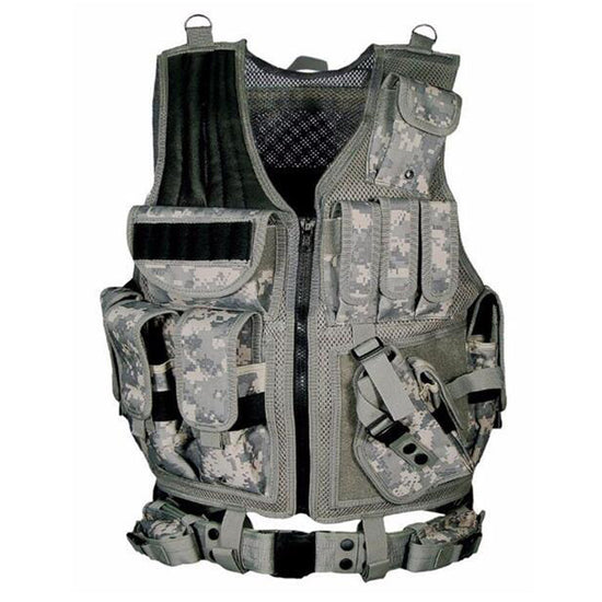 Multi-Purpose Elite Tactical Vest | 600D Modular Gear Carrier for Hunting, Fishing & Combat