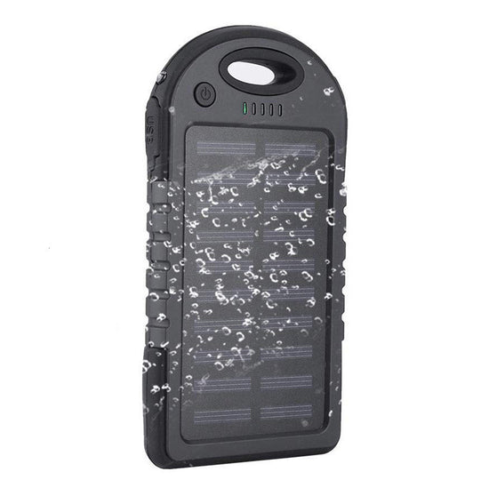 Solar Power Bank - Portable Emergency Charger for Outdoor & Off-Grid Use (143mm)