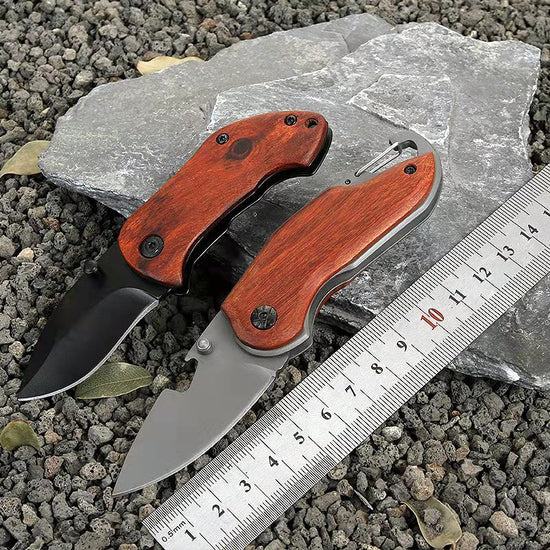 Mini Keychain Knife - Stainless Steel Folding Pocket Knife (55mm, 25g)