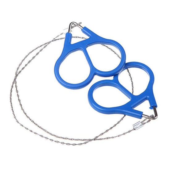 Pocket Wire Saw - Steel Wire with Ring Handles (55cm, 40g)