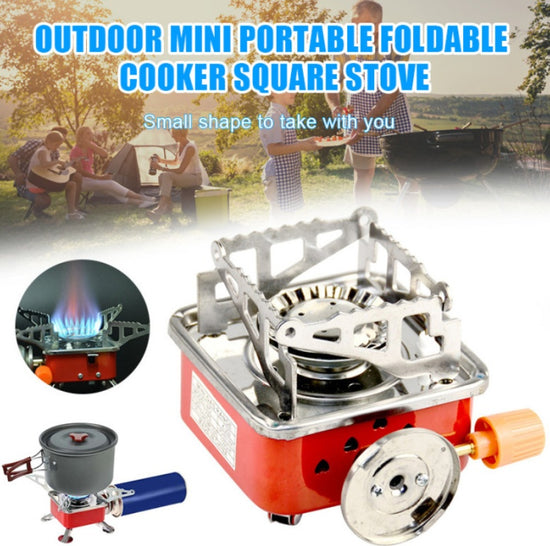 Spark-16 Portable Camping Stove | Folding Butane Stove with Push-Button Ignition