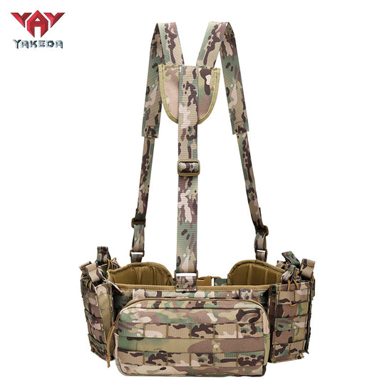 Tactical Waist Pack - Multi-Pocket Utility Belt Bag for Outdoor & Tactical Use (900g, CP Camo)