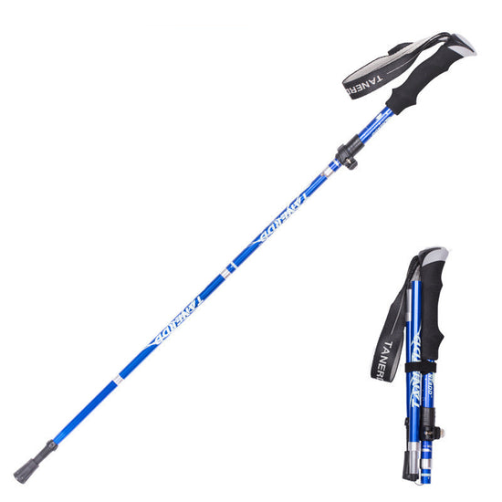 Ultra-Light Folding Trekking Poles - Adjustable Hiking Sticks for Adults & Kids