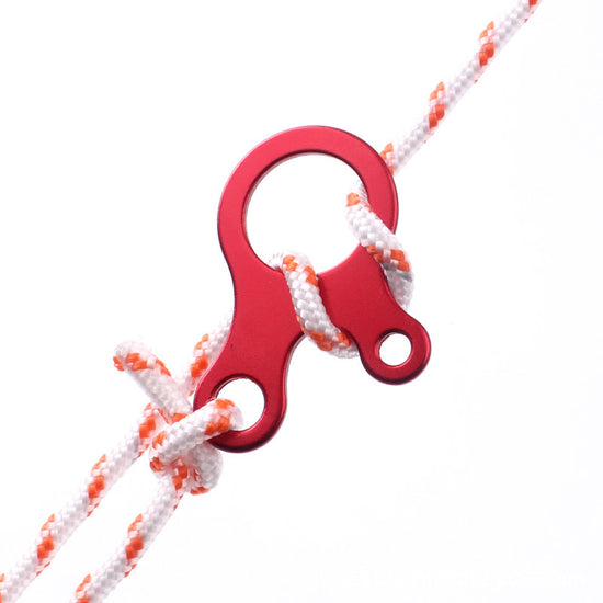 Aluminum Rope Tensioner - 3-Hole Adjustable Guy Line Tensioner for Tents & Tarps (49mm)