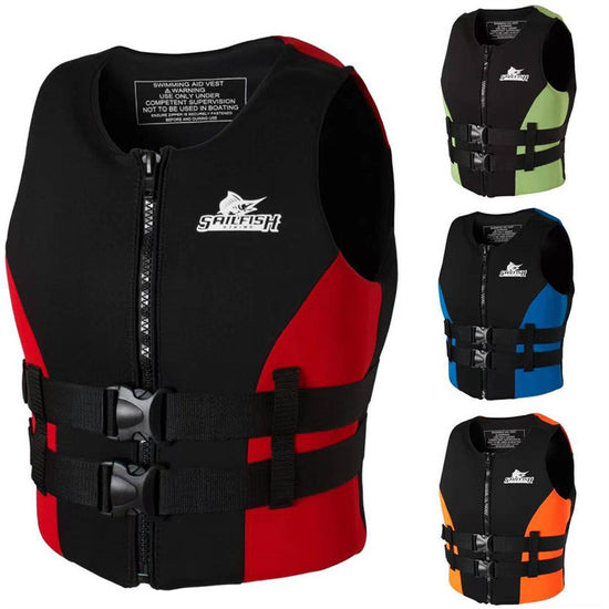 Professional Neoprene Water Sports Buoyancy Vest | High-Performance Jet Ski & Fishing Life Jacket