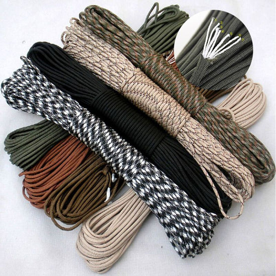 Paracord Survival Rope - Multi-Purpose Utility Cord for Camping & Outdoor Use (5m-30m)