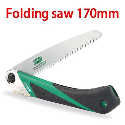 Folding Camping Saw - SK5 Steel Blade with Adjustable Angle (170mm/210mm/250mm, 280g)