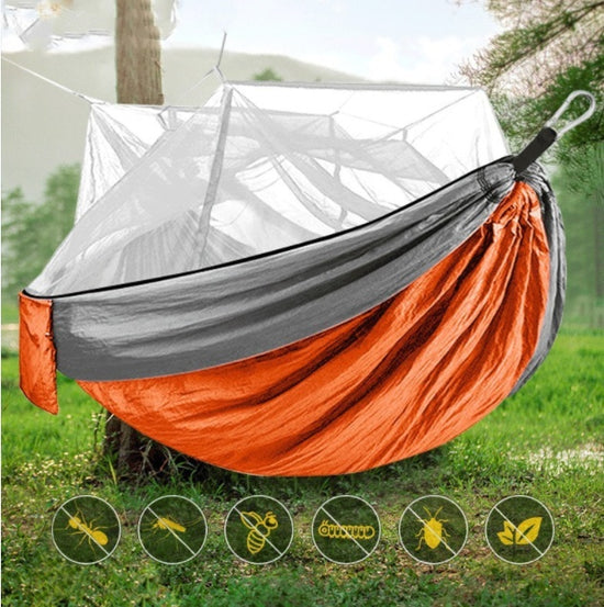 SecureRest Hammock | Encrypted Mesh Mosquito Net Hammock for Camping