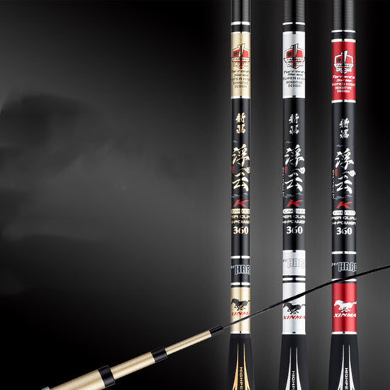 Professional High-Modulus Carbon Crucian Rod | Dual-Tip Versatility for Competition Taiwan Fishing