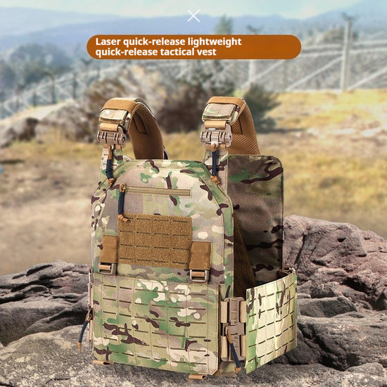 Streamline Modular Utility Vest | High-Breathability Oxford Cloth Multi-Pocket System