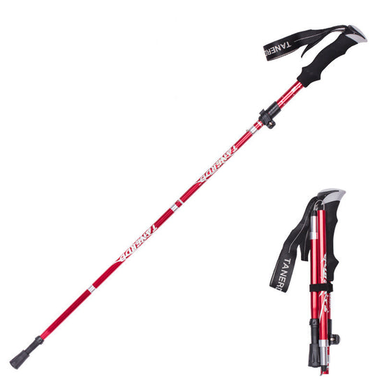 Ultra-Light Folding Trekking Poles - Adjustable Hiking Sticks for Adults & Kids