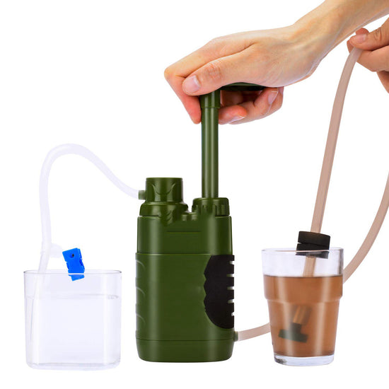 Portable Water Purifier Bottle - Personal Filtration System for Outdoor Use (3000L Capacity)